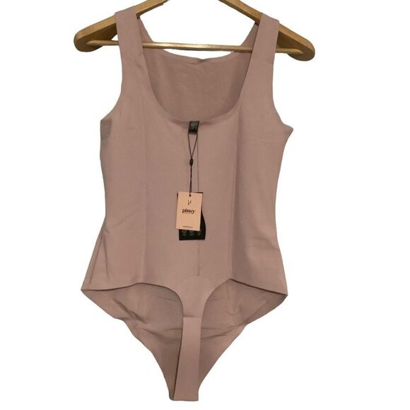 NWT Pinsy High Neck Hourglass Shape wear Thong Bodysuit size XL - Picture 4 of 9